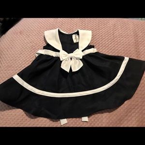 Rare Edition Navy Blue and White Nautical 6-9